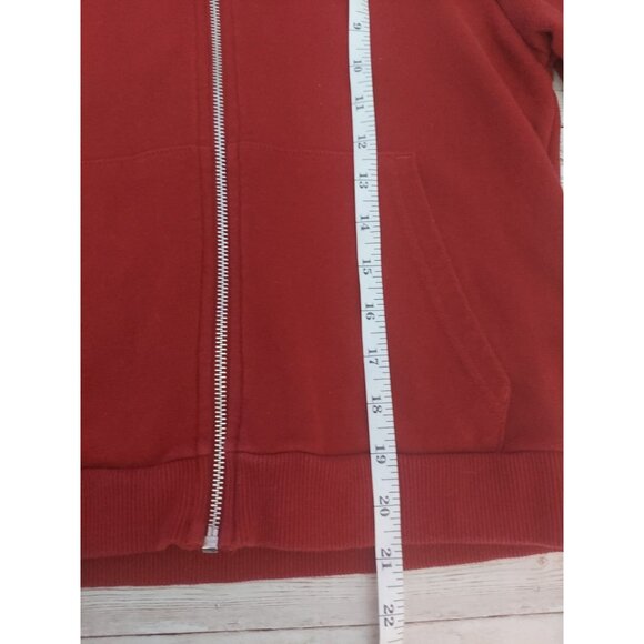 True Religion Track Suit Womens Sz M and S Burgundy Zip Up Retro Streetwear - Picture 9 of 15